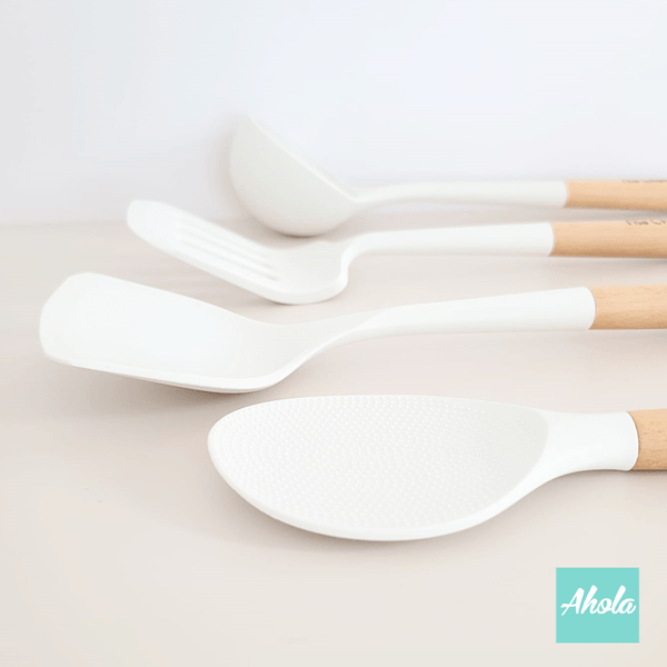 【Family name】Non-Stick Utensils Cooking Set of 4 Pcs 廚房用具4件套裝