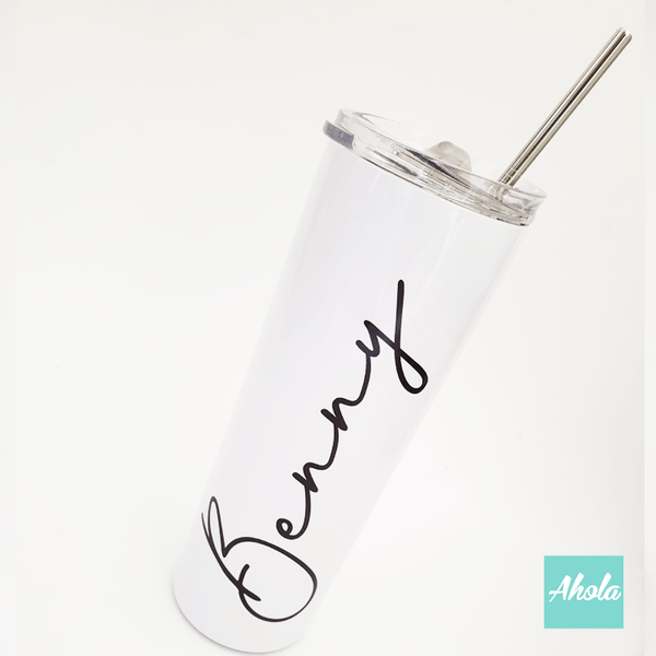 【Ello】Stainless Steel Tumbler with straw 不鏽鋼保冷/保温吸管杯 - Ahola