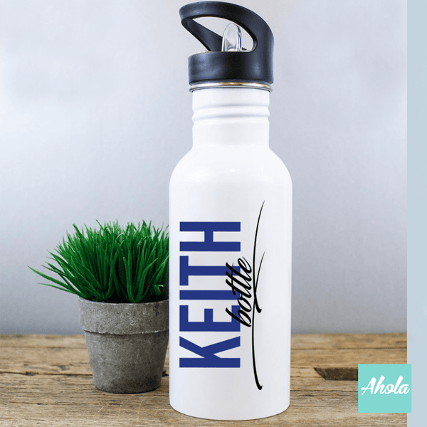 【My Bottle】Stainless Steel Bottle With Flip Straw 不鏽鋼保冷/保温飲管杯 - Ahola