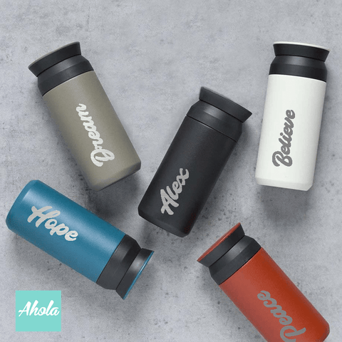 【Any word】 Engraved Stainless Steel TRAVEL TUMBLER 刻名不鏽鋼保冷/保温樽 - Ahola