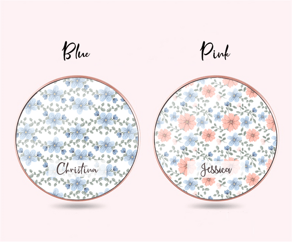 【Boho flower】10W Ultra thin FastWireless Charger Pad 花朵名字無線差電板 - Ahola