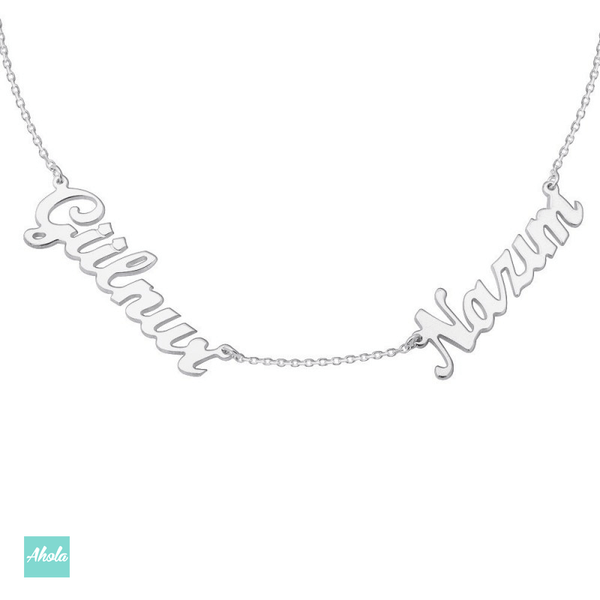 SP012 Mulit name 925 Sterling Sliver Necklace  📣此產品新年/情人節前出貨已截單, 由1月15號至2月26號落單將會在3月中/尾寄出 - Ahola