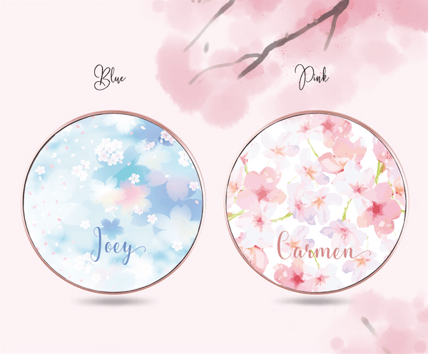 【 Cherry Blossom】10W Ultra thin FastWireless Charger Pad 櫻花名字無線差電板 - Ahola