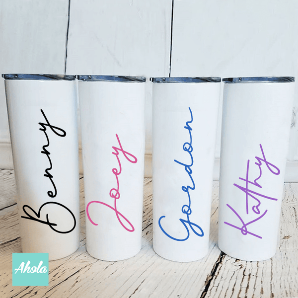 【Ello】Stainless Steel Tumbler with straw 不鏽鋼保冷/保温吸管杯 - Ahola