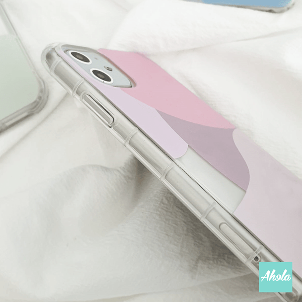 【Abstract Shapes】Soft PU transparent phone case  抽象形狀名字透明電話軟殼 - Ahola