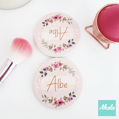 【Blossomy】Double Sided Compact Mirror 隨身鏡盒 - Ahola
