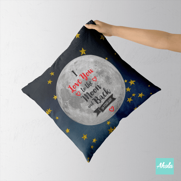 【I love you to the moon and back 】Cushion 我愛你到地老天荒咕𠱸套 (**送咕𠱸芯) - Ahola