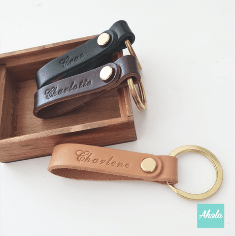 PB005 Multi function Genuine Leather Strap (Bag Strap/Key Chain/Phone Strap 袋繩/匙扣/手機帶) - Ahola