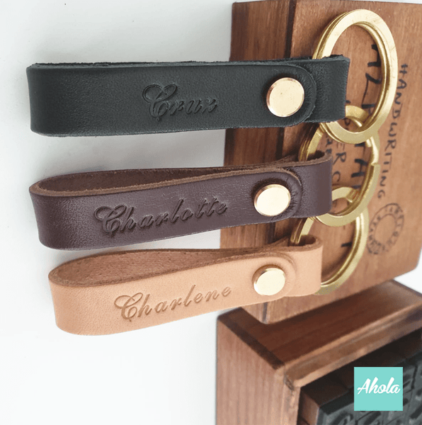 PB005 Multi function Genuine Leather Strap (Bag Strap/Key Chain/Phone Strap 袋繩/匙扣/手機帶) - Ahola