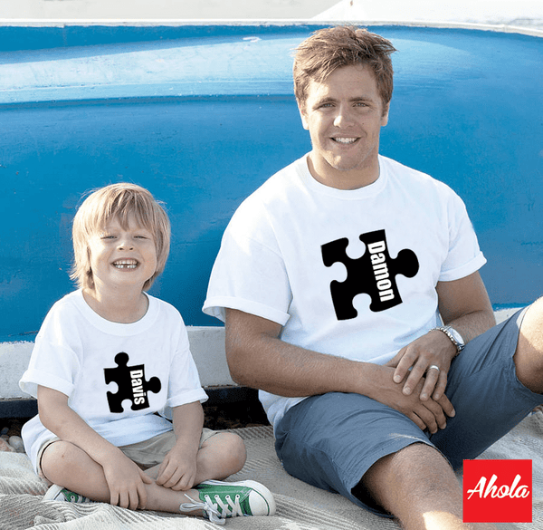 【Puzzle】Short Sleeve Tee 植絨燙畫系列 - Ahola