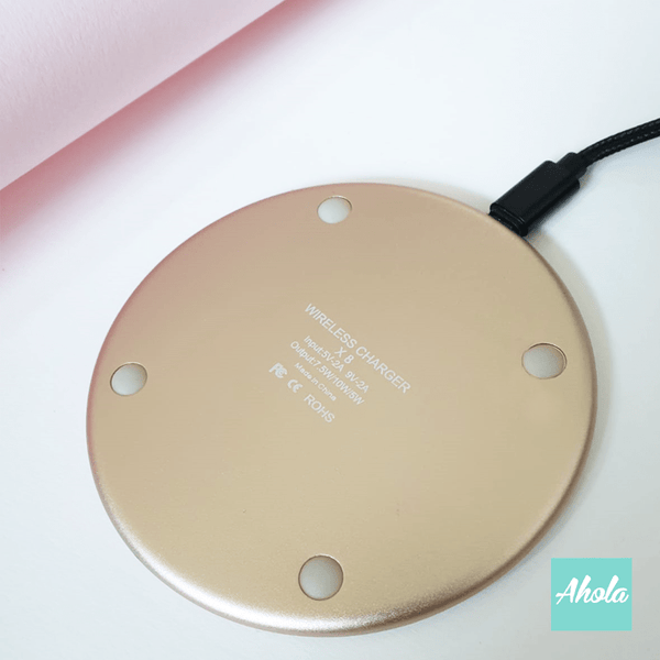 【Agate Stone】10W Ultra thin FastWireless Charger Pad 瑪瑙石名字無線差電板 📣由於農曆新年假期關係, 此產品最遲在1月19號落單, 2月8號左右完成寄出, 而1月20號至2月14號落單將會在3月頭/中寄出, 敬請注意 - Ahola