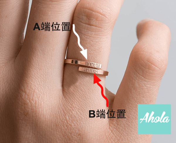 SP006 Platinum Plated 925 Sterling Silver Open Ring  📣此產品新年/情人節前出貨已截單, 由1月15號至2月26號落單將會在3月中/尾寄出 - Ahola