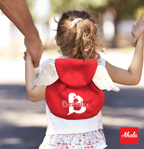【Big Initial】 Wings Toddler Backpack 幼童翅膀背包 📣此產品新年前出貨已截單, 由1月21號至2月14號落單將會在3月頭/中寄出 - Ahola